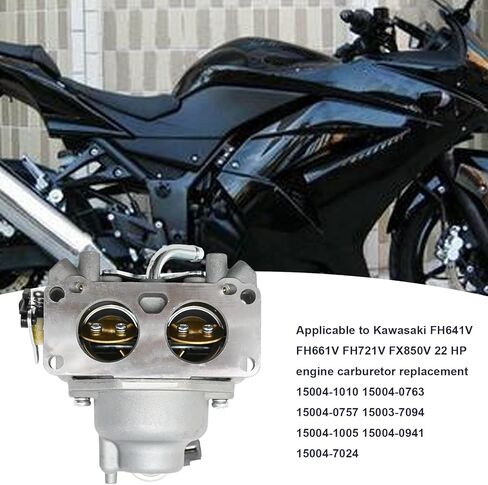 15004-1010 استبدال المكربن ​​لمحرك Kawasaki FH641V FH661V FH721V FX850V 22hp، 15004-1018 15004-0865 15004-0941 15004-7030 المكربن in Saudi Arabia