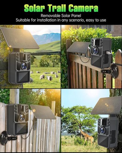 كاميرا درب الطاقة الشمسية لا wifi قابلة لإعادة الشحن (الأخضر) in Kuwait