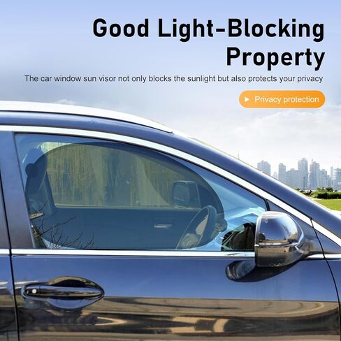 2Pack Baby Car Window Sun Shades, Suction Cup Mesh Sun Visor, UV Rays Glare Sunlight Blocker, Fit Driver Passenger Rear Side Windows, Universal Auto Interior Accessory (Black) in Kuwait