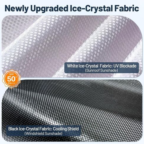 3PCS Tesla Model Y Sunshade Set for Juniper 2025-2026, Windshield Sun Shade & Sunshade Roof, Glass Sunroof Cover [No Gaps No Sagging] Front Window Shades Protect Interior Dashboard & Screen in Kuwait