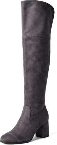 J. Adams Brandy Over The Knee Boot - Trendy Low Block Heel Suede Thigh High in Saudi Arabia