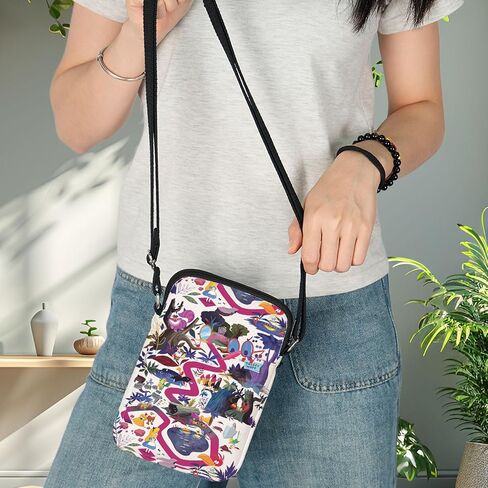 BWWKTOP Fairy Tales Alice Crossbody Purse Cheshire Cat Fans Gifts Alice Shoulder Bag Fairy Tales Alice Merch in Saudi Arabia