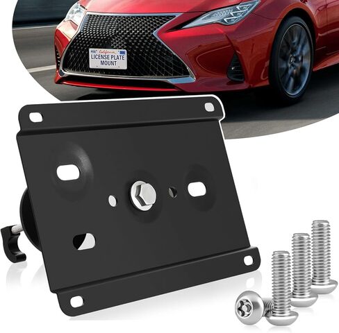 No Drill Tow Hook License Plate Mount Bracket Kit Anti-Theft Compatible with Land Rover Defender,Discovery 5th gen,Discovery Sport 2nd gen,Range Rover 4th gen,Range Rover Evoque,Range Rover Sport in Saudi Arabia