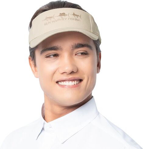 Guy Harvey Men’s Embroidered Sail Performance Visor in Saudi Arabia