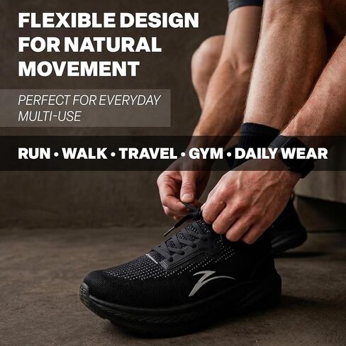 Non Slip Work Shoes Men–All Black Non Slip Shoes Men–Slip-Resistant Work Shoes for Men–Chef Shoes Men & Mens Work Shoes–Nonslip Work Shoes Men, Black Shoes Men Work–Zapatos De Trabajo para Hombres in Saudi Arabia