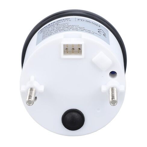 52mm 4 in 1 Multifunctional Gauge Digital Display Fuel Level Oil Pressure Water Temperature Meter Voltmeter with Backlight for Boat RV (81000330 Black Bezel Black Dial) in Kuwait