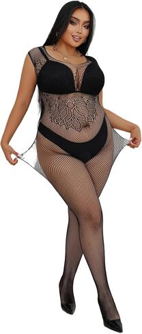 جوارب للجسم من ohyeahlady، ملابس داخلية مثيرة من شبكة صيد السمك للنساء، ملابس راقصة غريبة، قطعة واحدة، جوارب للجسم، حفلة الهذيان in Saudi Arabia