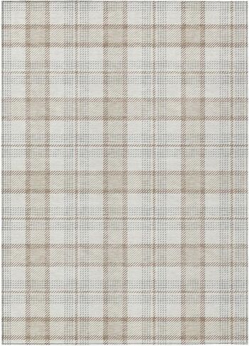 Addison Rugs Chantille ACN1052 سجادة عاجية مقاس 9 × 12 بوصة للاستخدام الداخلي والخارجي، سهلة التنظيف، يمكن غسلها في الغسالة، لا تساقط، غرفة النوم، المدخل، غرفة المعيشة، غرفة الطعام، المطبخ، سجادة الفناء in Saudi Arabia