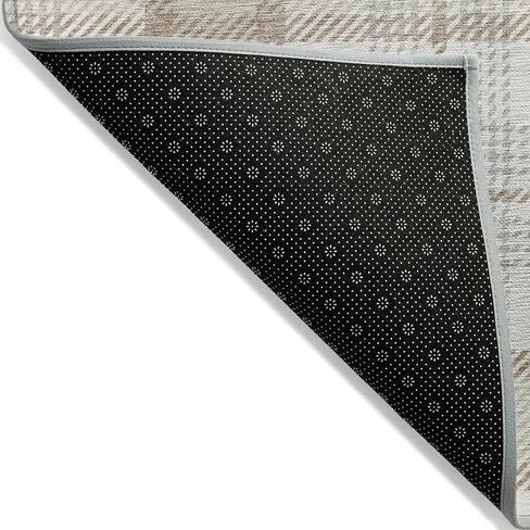 Addison Rugs Chantille ACN1052 سجادة عاجية مقاس 9 × 12 بوصة للاستخدام الداخلي والخارجي، سهلة التنظيف، يمكن غسلها في الغسالة، لا تساقط، غرفة النوم، المدخل، غرفة المعيشة، غرفة الطعام، المطبخ، سجادة الفناء in Saudi Arabia