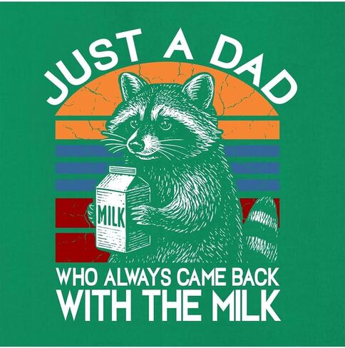 Go All Out Just A Dad Who Always Came Back With The Milk Mens Sweatshirt Hoodie in Kuwait