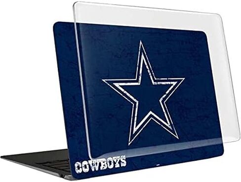 حافظة Skinit + غلاف متوافق مع جهاز MacBook Air 13in M1 (2021) - تصميم مرخص رسميًا من NFL Dallas Cowboys in Kuwait