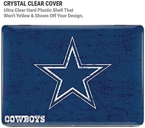 حافظة Skinit + غلاف متوافق مع جهاز MacBook Air 13in M1 (2021) - تصميم مرخص رسميًا من NFL Dallas Cowboys in Kuwait