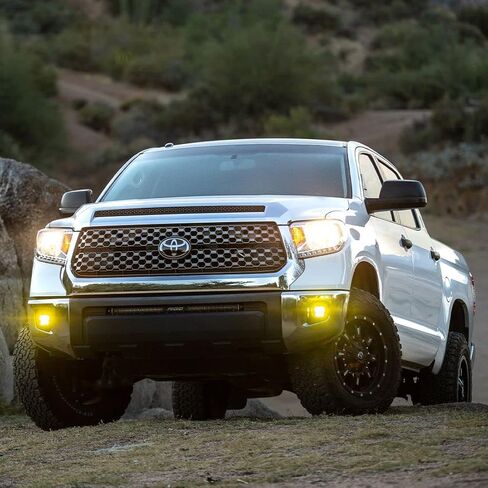 RIGID 37117-360 SERIES PRO SAE FOG LIGHT KIT FITS 2014+ TOYOTA TUNDRA, 4 RUNNER & 2016+ TACOMA SELECTIVE YELLOW in Saudi Arabia