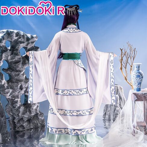 KIRA KIRA Jinshi Moon Fairy Cosplay Costume Doki-R The Apothecary Diaries Jinshi Cosplay Hanfu Costume Uniform Outfit in Kuwait