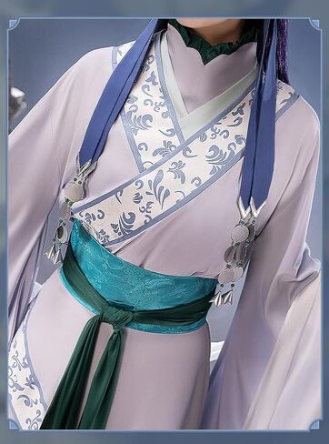 KIRA KIRA Jinshi Moon Fairy Cosplay Costume Doki-R The Apothecary Diaries Jinshi Cosplay Hanfu Costume Uniform Outfit in Kuwait