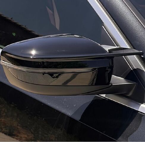 غطاء غطاء مرآة جانبية للسيارة بديل لسلسلة Pre-Lci 3 G20 330i M340i 4 Series G22 G23 G26 430i M440i 2 Series G42 Exterior M Sport، تصميم ديناميكي هوائي عالي الأداء (أسود لامع) in Saudi Arabia