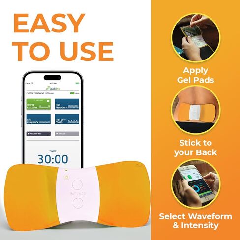 وحدة Witouch Pro Tens لتخفيف آلام الظهر والانتعاش ، محفز العضلات اللاسلكي ، يمكن ارتداؤه ، مصنوعًا في الولايات المتحدة الأمريكية ، وشملت منصات الهلام in Kuwait