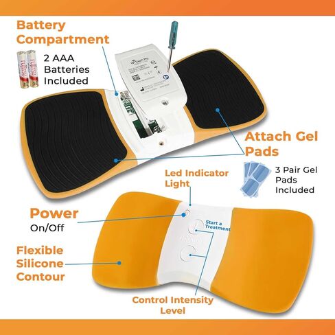 وحدة Witouch Pro Tens لتخفيف آلام الظهر والانتعاش ، محفز العضلات اللاسلكي ، يمكن ارتداؤه ، مصنوعًا في الولايات المتحدة الأمريكية ، وشملت منصات الهلام in Kuwait