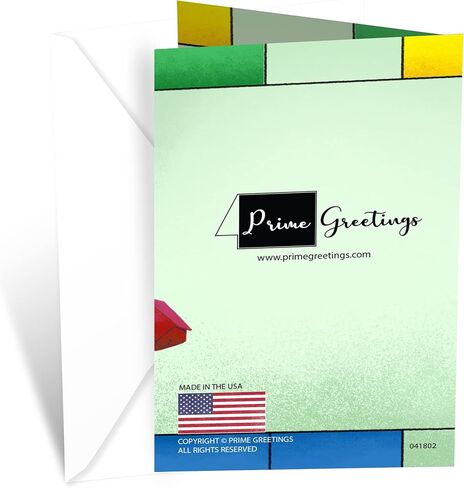 بطاقة عيد الميلاد الثامن عشر المضحكة من Prime Greetings، مصنوعة في أمريكا، صديقة للبيئة، مخزون بطاقات سميك مع ظرف ممتاز 5 بوصة × 7.75 بوصة، معبأة في بريد واقٍ in Saudi Arabia