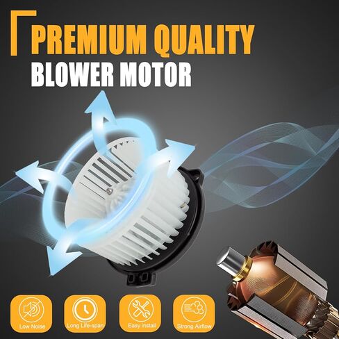 GSPSCN 700057 AC Blower Motor with Fan Compatible with Toyota Corolla Matrix 2003 2004 2005 2006 2007 2008 - HVAC Heater Blower Motor Replaces# 8710302370，TO3126102，87103-02070 8710302050，PM3929 in Kuwait