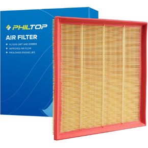 فلتر هواء المحرك PHILTOP، متوافق مع CA11118 BMW X5 2011-2018، 535i xDrive 2011-2016، 535i 2012-2016، X6 2008-2019، X4 2015-2018، 640i Gran Coupe 2013-2019، تحسين تدفق هواء المحرك in Kuwait