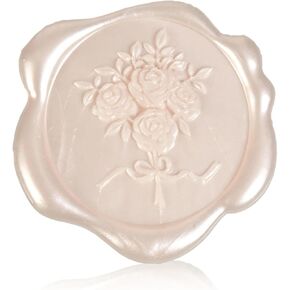 50Pcs Classic Floral Bouquet Wax Seal Stickers, Self-Adhesive Wedding Invitation Envelope Seal Stickers, Perfect for Invitation, Christmas, Gift Wrapping, Scrapbooking (Gold) in Saudi Arabia