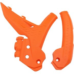 Motorcycle Frame Plastic Protective Cover For KTM XC SX XCF SXF 125 250 300 350 400 450 2023-2024 distintivo(Orange-24) in Saudi Arabia