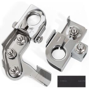 Battery Terminal Set Positive Negative 926-603 Compatible with Ford Super Duty F-250 F-350 F-450 Chevy Silverado 1500 2500 3500 Replaces 926-603 BT4A-14450-BA BT4Z-14450-SD in Kuwait