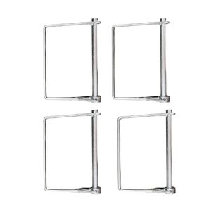 4 Pack Trailer Hitch Pin 1/4x3.38 Inch, Zinc Coated Carbon Steel, Heavy Duty Safety Lock Pin for Boat, RV, Utility Trailers, Secure & Durable Connection in Kuwait