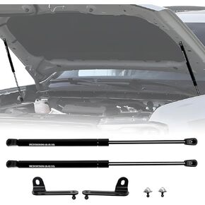 Front Hood Struts Kit for Ford Ranger 2024+ No Drill Hydraulic Lift Supports, Black Powder Coated Brackets & Durable Gas Springs, Compatible with Ford Ranger Accessories 2024-2026, 2 PCS in Kuwait