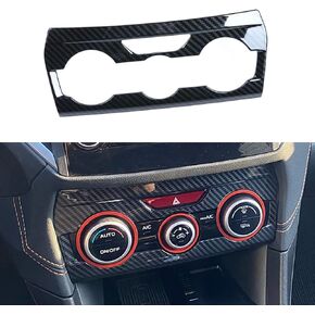 for Subaru Interior Console Dashboard Panel Air Condition Cover Trim for Subaru Crosstrek Impreza Sport Limited Premium Hybrid 2018 2019 2020 2021 2022 2023, Carbon Fiber Grain in Kuwait
