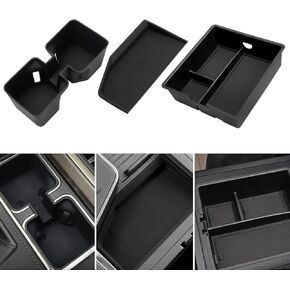 3PCS Center Console Organizer Tray Compatible with Lexus GX 550 2024 2025, Cup Holder Insert + Storage Box + Silicone Wireless Charging Mat for GX550 Accessories (Not for Cool Box) in Kuwait