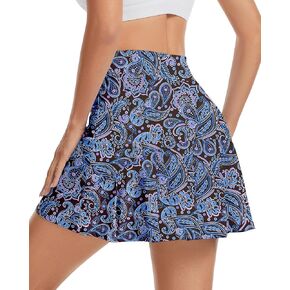 Soneven Womens Pleated Tennis Skirt Golf Skorts with Built‑in Shorts Pockets UPF 50+ Athletic Workout Pickleball in Kuwait