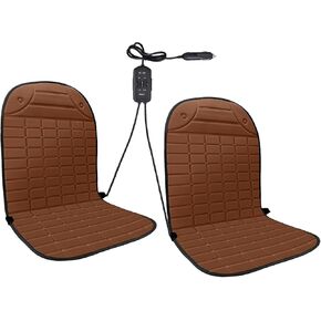 2 PCS Seat Cushion Comfortable Winter Seat Cover, Gifts for Family (Brown) in Saudi Arabia