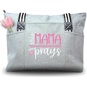 Brooke & Jess Designs Mom Bags for Everyday - Bags for Women with Zipper, Large Stylish Travel Bag, Work Bag in Kuwait