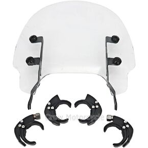 Sportster 1250 S RH 1250 2021 2022 Motorcycle Windshield Deflectors Front Spoiler Quick-Release Clamps - Sportster S 1250 Accessories in Kuwait