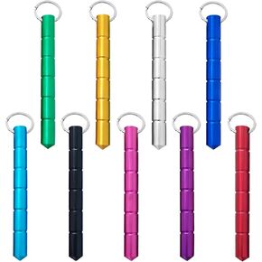 مجموعة سلاسل مفاتيح نسائية مكونة من 18 قطعة، حلقات مفاتيح مدببة من سبائك الألومنيوم بـ 9 ألوان، خفيفة الوزن 5.5 بوصة ملحقات سلسلة مفاتيح للاستخدام اليومي in Kuwait