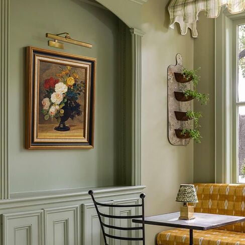 Vintage Plein Air Frame for 24x36 Handmade Paintings, 2.6" Wide DIY Old-fashioned Art Frame for Horizontal Vertical Display, No Glass & Backing, Living Room Bedroom Hallway Decor (Black Gold) in Kuwait