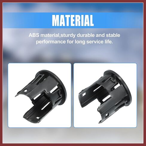 4PCS Parking Assist Sensor Bezels for Front or Rear Bumper for Dodge for Ram 1500 Backup Parking Aid Sensor Retainer Bracket for Ram 1500 Replace 5LS52TZZAA Replace Parts in Saudi Arabia