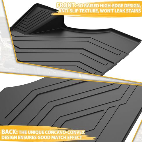 SAUTVS TPE Front Floor Mats for CFMOTO UFORCE 1000/1000 XL, Front Row Floor Liners Slush Mat All Weather Protection for CFMOTO UForce 1000 2019-2025/1000 XL 2022-2025 Accessories in Saudi Arabia