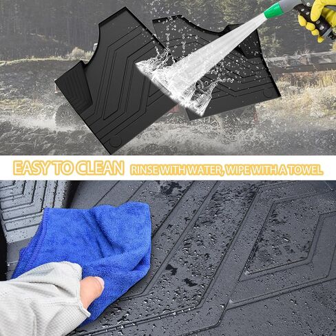 SAUTVS TPE Front Floor Mats for CFMOTO UFORCE 1000/1000 XL, Front Row Floor Liners Slush Mat All Weather Protection for CFMOTO UForce 1000 2019-2025/1000 XL 2022-2025 Accessories in Saudi Arabia