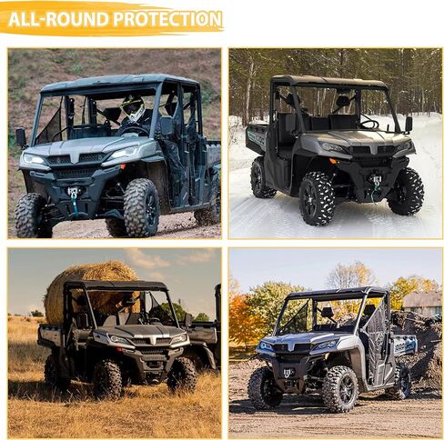 SAUTVS TPE Front Floor Mats for CFMOTO UFORCE 1000/1000 XL, Front Row Floor Liners Slush Mat All Weather Protection for CFMOTO UForce 1000 2019-2025/1000 XL 2022-2025 Accessories in Saudi Arabia