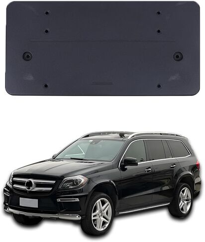 License Plate Frame Bracket for Mercedes-Ben GL450 GL550 GL350 2013-2016,No Drill Front Bumper License Plate Holder Mount Adapter Relocation Kit Replacement for 1668850381 in Saudi Arabia