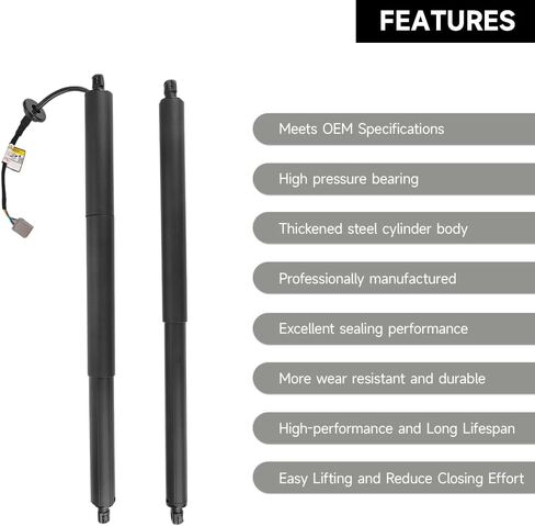 Electric Liftgate Struts for Ford Explorer/Police Interceptor Utility 2016-2019 - Motorized Tailgate Support Pair, Replaces OEM# GB5Z14B351A,GB5Z78406A10A Left & Right Direct Fit in Saudi Arabia