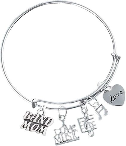 سوار Band Mom، هدية Band Mom، سوار الموسيقى - مجوهرات الفرقة الموسيقية - هدية مجوهرات Band Mom in Saudi Arabia