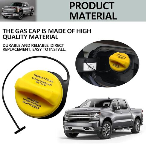 E85 Fuel Tank Cap Fuel Cap Gas Cap Replacement Part Number GT295 20915990 Fit For Chevy Silverado 1500 Suburban 1500 Tahoe Avalanche Cadillac Escalade ESV EXT GMC Sierra 1500 Yukon XL 1500 in Kuwait