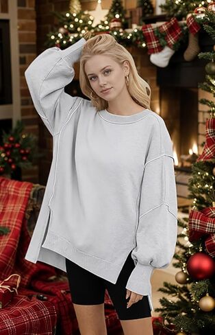 Cozy Oversized Y2K Sweatshirts for Women Streetwear Hoodies and Crewnecks Fall Winter Fashion in Saudi Arabia