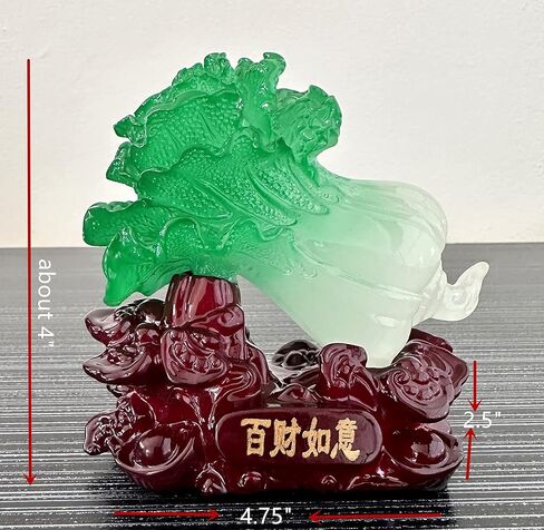 تمثال Betterdecor Feng Shui Bai Choi/Pok Choi (الملفوف) من أجل الحظ الثروة in Saudi Arabia