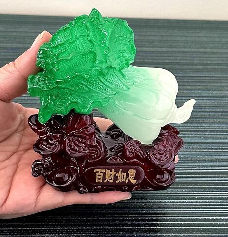 تمثال Betterdecor Feng Shui Bai Choi/Pok Choi (الملفوف) من أجل الحظ الثروة in Saudi Arabia