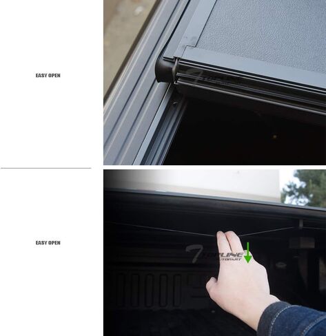 غطاء تونيو لسرير الشاحنة من الألومنيوم ثلاثي الطي منخفض المظهر متوافق مع 99-06 تشيفي سيلفرادو جي إم سي سييرا / 2007 كلاسيكي 6.5 قدم (78 بوصة) سرير قصير in Kuwait